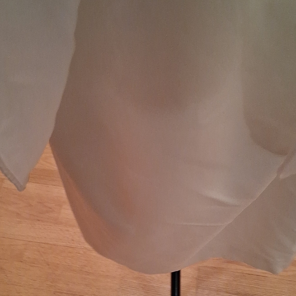 Vince Camuto Chic White Layered Midi Dress - Picture 3 of 10